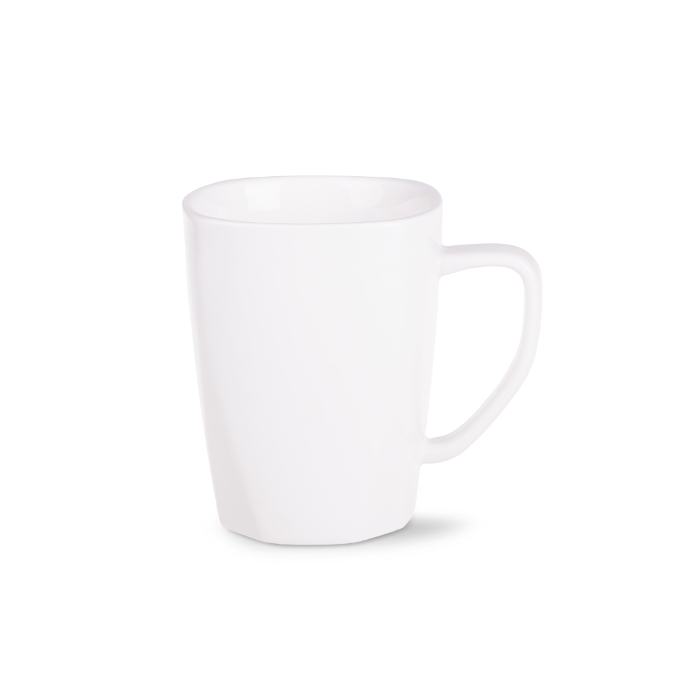 Porcelain mug with 28 cl. capacity and possibility of printing