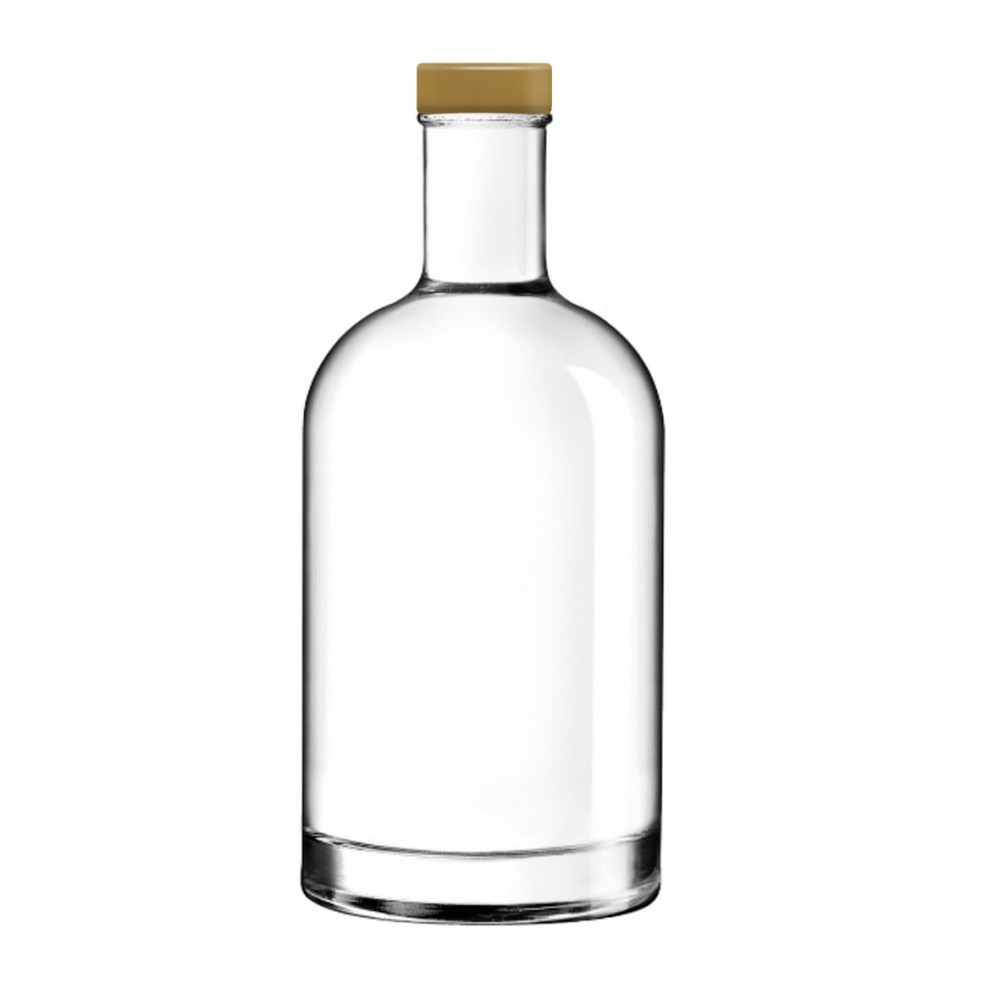 Glazen fles van 0,7 liter