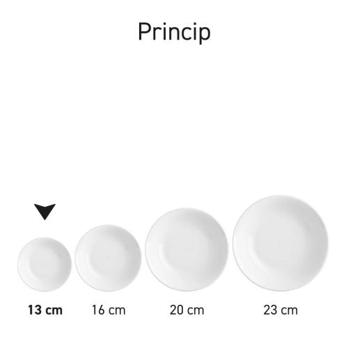 Overzichtsbeeld van Princip schalen van porselein als onderdeel van de Princip-serie.