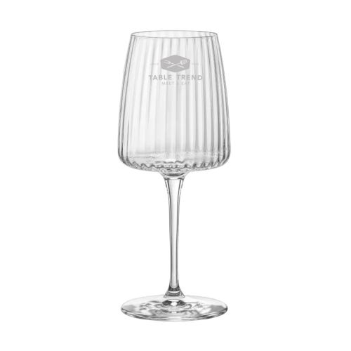 Exclusiva Wijnglas 37,4 cl met fijn gegraveerd CoffeeCo-logo op de voorkant.