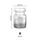 Snoeppot Classic 395 ml. bedrukken