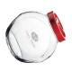 Snoeppot Sweets 2 liter rood deksel bedrukken