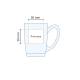 Theeglas New Morning Hoog 32 cl. graveren