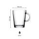 Theeglas Tribeca 40 cl. graveren