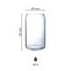 Tumbler glas 48 cl. bedrukken