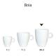 Bola Cappuccino Kop hoog wit 25 cl.