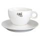 Bola Koffie Verkeerd wit 28 cl. SET bedrukken
