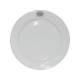 Bord brede rand wit 21 cm. bedrukken