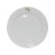 Bord brede rand wit 21 cm. bedrukken