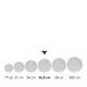 Bord brede rand wit 26,5 cm. bedrukken