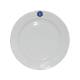 Bord Diep brede rand wit 23 cm. bedrukken