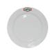 Bord Diep brede rand wit 23 cm. bedrukken