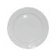Bord Diep brede rand wit 23 cm. bedrukken