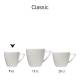 Classic Espresso Kop wit 7 cl. bedrukken