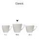 Classic Koffie Kop wit 15 cl.