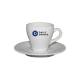 Dom Espresso wit 8 cl. SET bedrukken
