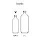 Fles Iconic 0,54 liter (incl. zilveren dop) bedrukken