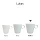 Lukas Cappuccino Kop wit 19.5 cl.
