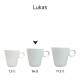 Lukas Koffie Kop wit 16 cl.