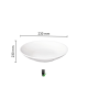 Soepbord Hotel wit 23 cm bedrukken