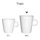 Trapo mok wit 25 cl. bedrukken
